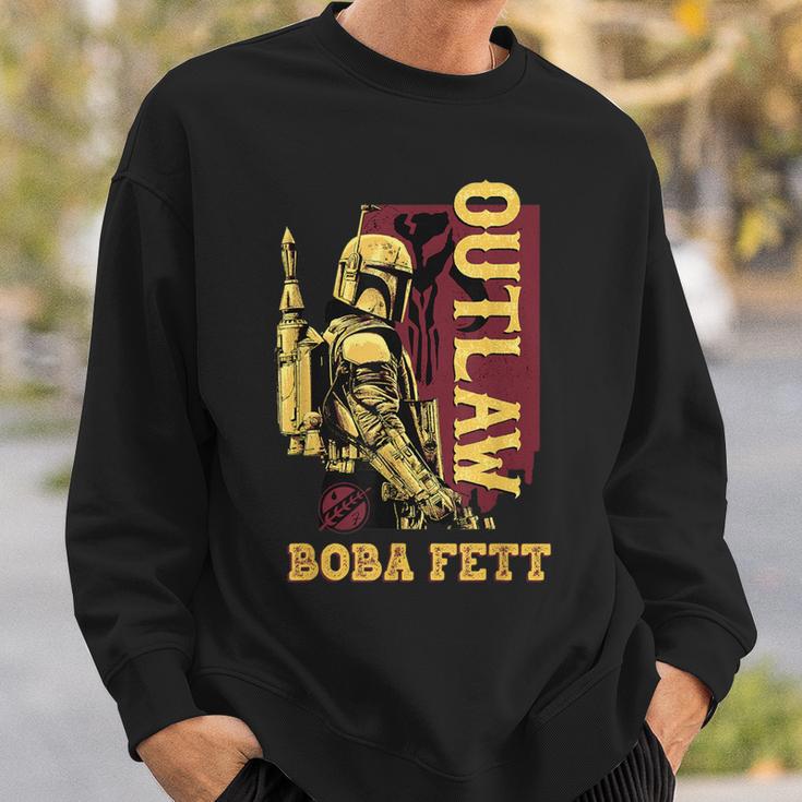 Star Wars The Book Of Boba Fett Outlaw Color Pop Sweatshirt Gifts for Him