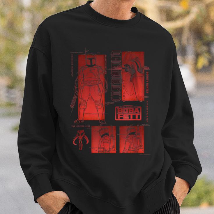Star Wars The Book Of Boba Fett Sketch Panels Sweatshirt Gifts for Him