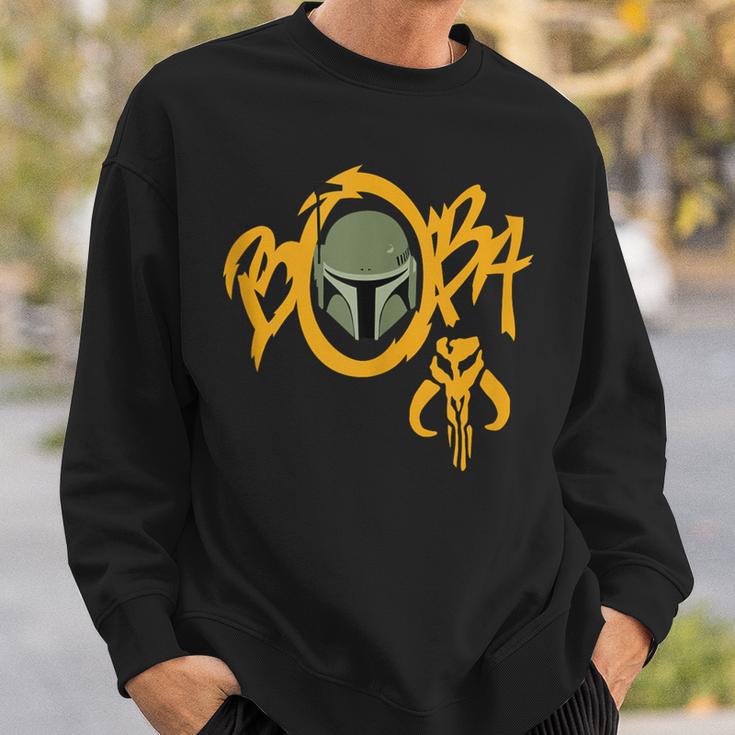 Star Wars The Book Of Boba Fett Street Art Sweatshirt Gifts for Him Star Wars The Book Of Boba Fett Street Art Sweatshirt Gifts for Him