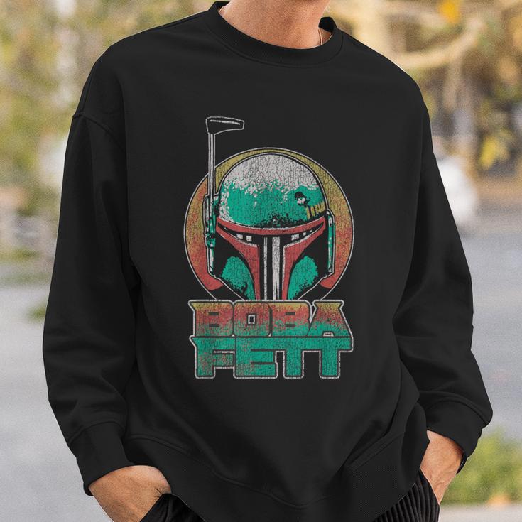 Star Wars The Book Of Boba Fett Vintage Helmet Logo V-2 Sweatshirt Gifts for Him Star Wars The Book Of Boba Fett Vintage Helmet Logo V-2 Sweatshirt Gifts for Him