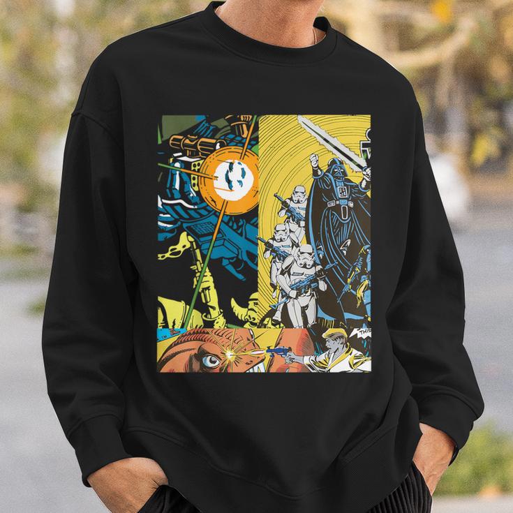 Star Wars Comic Books Battles Darth Vader And Stormtroopers Sweatshirt Gifts for Him