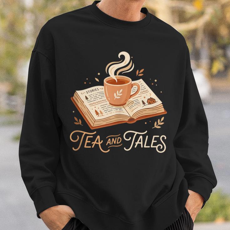 Stories Tea And Tales Still Read Childrens Books Reader Sweatshirt Gifts for Him Stories Tea And Tales Still Read Childrens Books Reader Sweatshirt Gifts for Him
