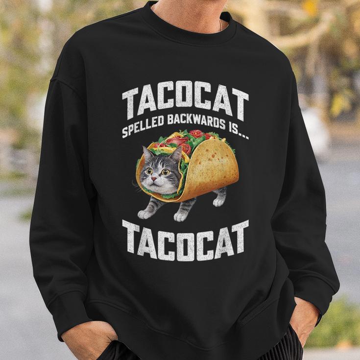 Tacocatpelled Backward Is Tacocat シャツ タコキャット好き スウェットシャツ 彼への贈り物