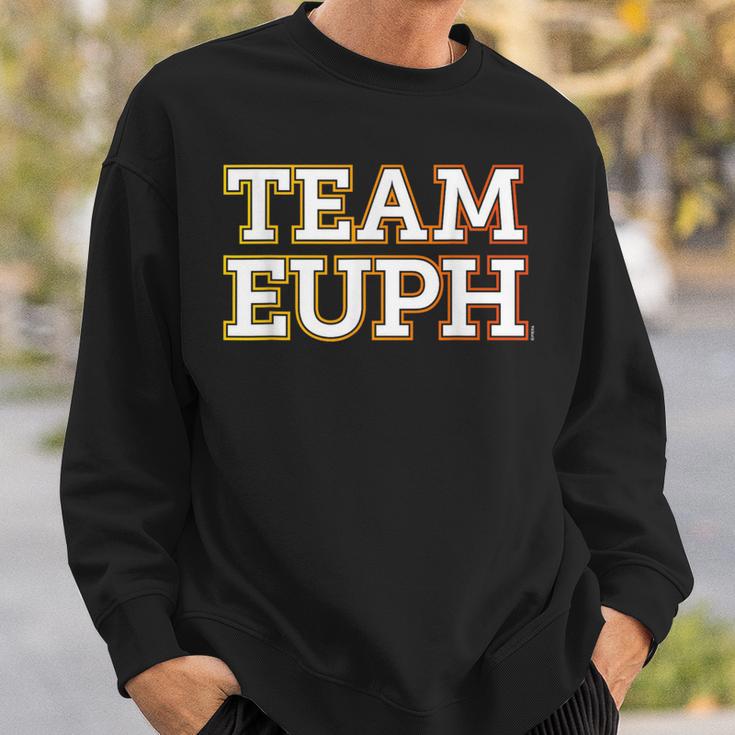 Team Euph Team Euphonium 吹奏楽部「チームユーフ」 おかしなユーフォニアム スウェットシャツ 彼への贈り物
