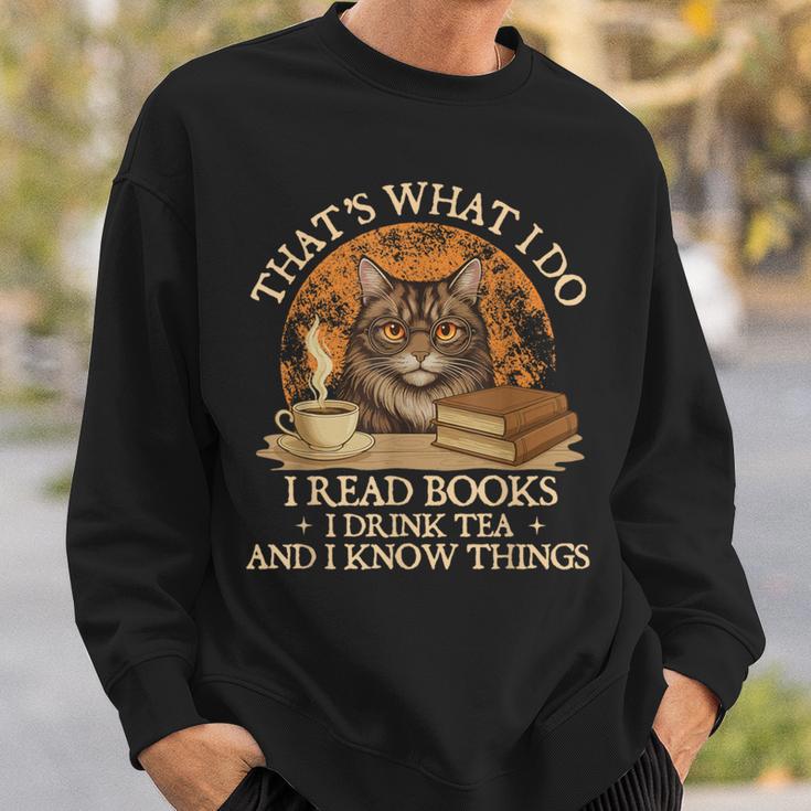 That’s What I Do I Read Books Reading Bookworm Reader Sweatshirt Gifts for Him