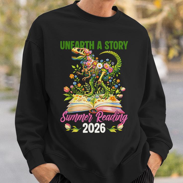 Unearth A StoryRex Reading Book Floral Summer Reading Sweatshirt Gifts for Him Unearth A StoryRex Reading Book Floral Summer Reading Sweatshirt Gifts for Him