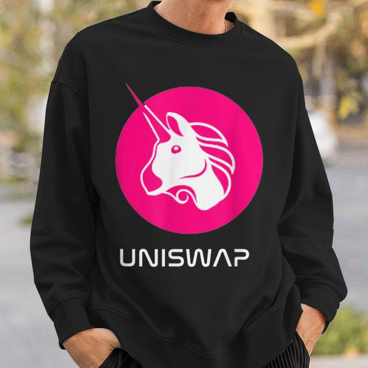 Uniswap Dex、Crypto Defi、分散型アプリケーション交換 スウェットシャツ 彼への贈り物