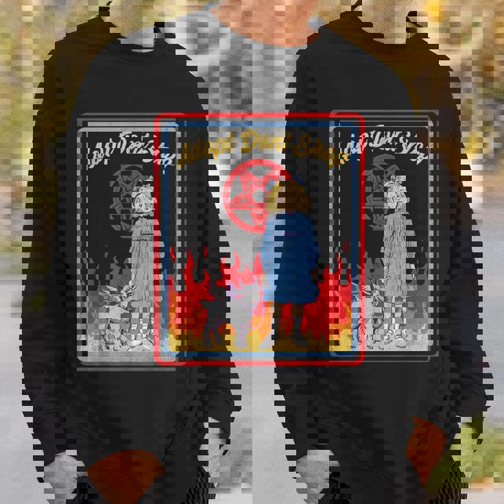 Vintage Child Game Horror Adopt Donthop Dark Humor スウェットシャツ 彼への贈り物