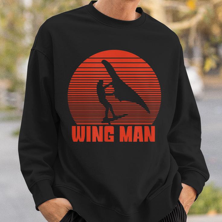 Wingurfer Wing Man ウィングフォイル ウィングサーフィン ウィングフォイラー スウェットシャツ 彼への贈り物