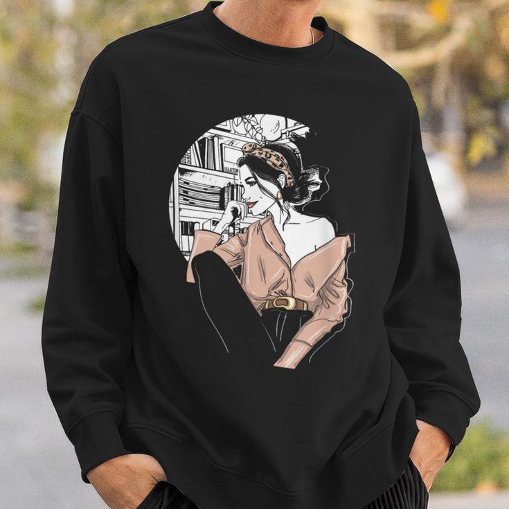 Woman Bookworm Reading Books Library Literature Read Book Sweatshirt Gifts for Him Woman Bookworm Reading Books Library Literature Read Book Sweatshirt Gifts for Him