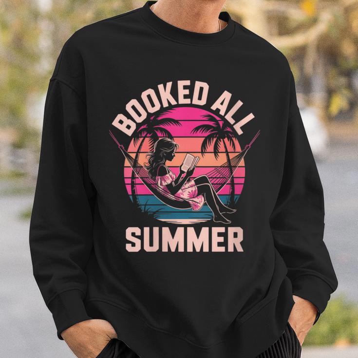 Womens Book Girl Summer Beach Vacation Book Lover Sweatshirt Gifts for Him