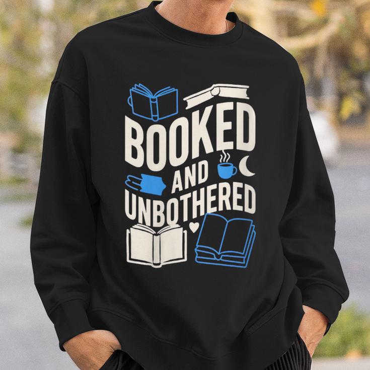 Women's Booktrovert Introvert Reader Library Card Coffee Books Sweatshirt Gifts for Him