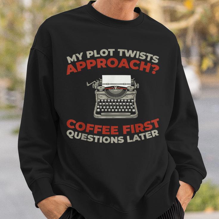 Writer Novelist Book Poetry Author Sweatshirt Gifts for Him