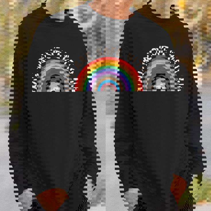 You Areafe With Me スウェットシャツ 彼への贈り物