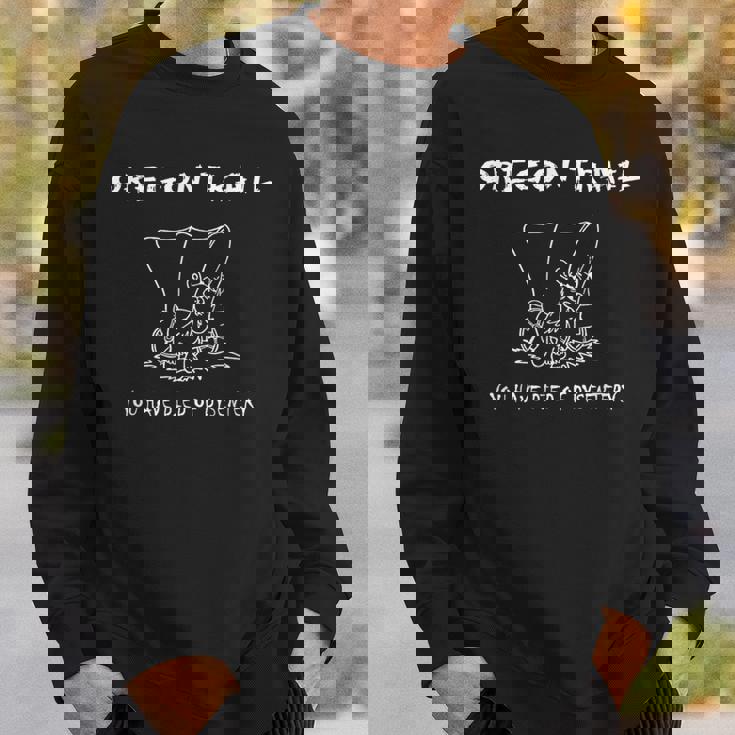 おもしろオレゴンワゴン トレイル You Have Died Of Dysentery スウェットシャツ 彼への贈り物