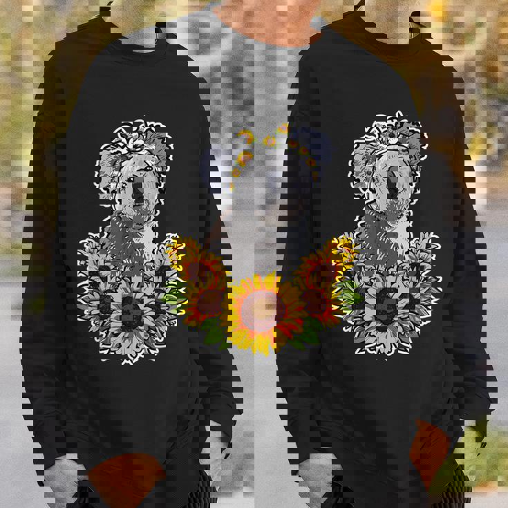 かわいいコアラベア ポイズンひまわりデココアラ スウェットシャツ 彼への贈り物