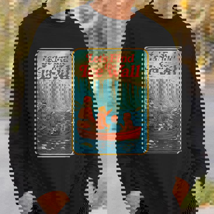 アイスウォールを見つけよう-ファニーフラットアース スウェットシャツ 彼への贈り物