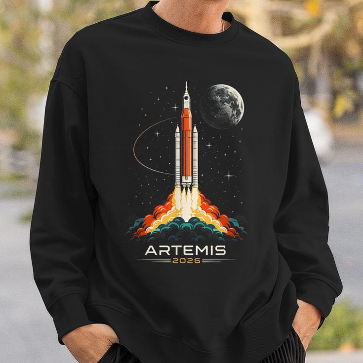 アルテミスii宇宙ロケット打ち上げミッショントゥザムーンアルテミス2 スウェットシャツ 彼への贈り物