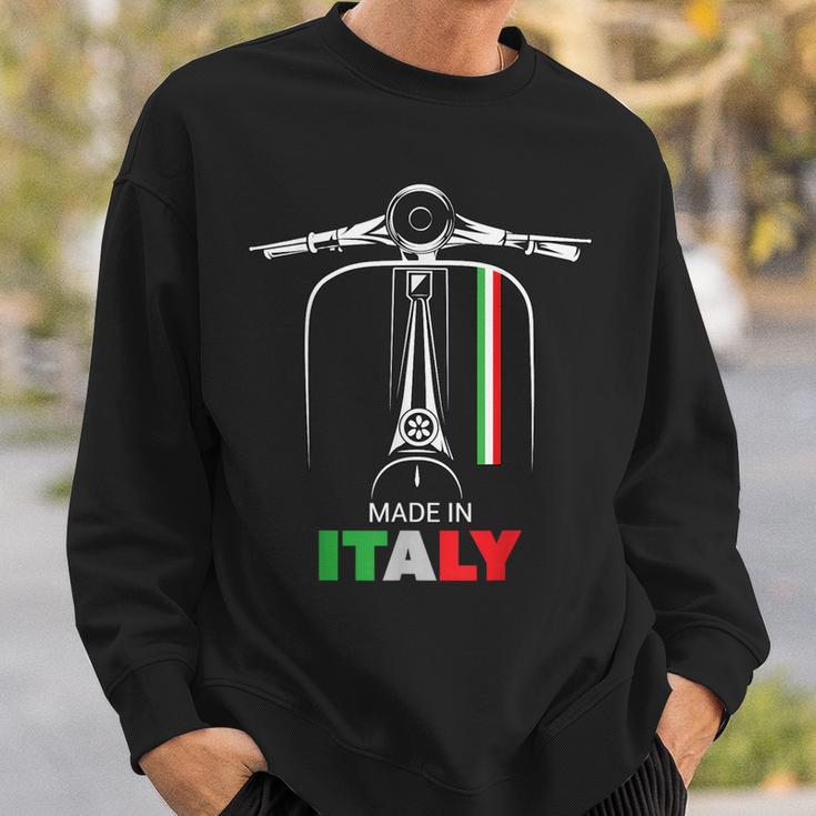 イタリアのバイカーライダーオートバイ愛イタリアスクーターバイクスクート スウェットシャツ 彼への贈り物