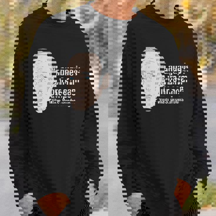 ウィリアム・バロウズ ビート詩人の名言 ビートジェネレーション スウェットシャツ 彼への贈り物