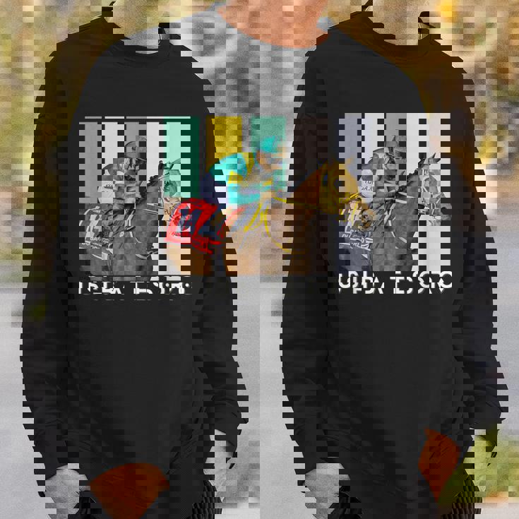 ウシュバテソロ 馬 競馬ファン デルマール サンタアニタ スウェットシャツ 彼への贈り物