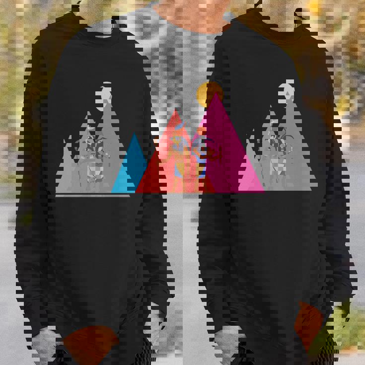 エジプトのピラミッド I エジプトの神々 考古学 エジプト 長袖tシャツ スウェットシャツ 彼への贈り物