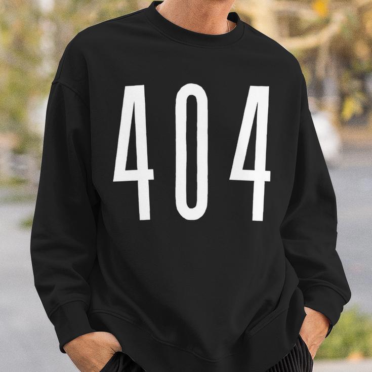 エリアコード 404 アトランタ ジョージア Ga Four Zero Four 404 長袖tシャツ スウェットシャツ 彼への贈り物