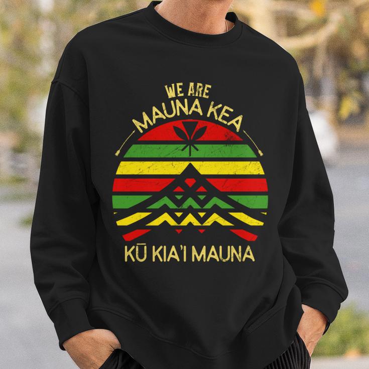 カナカ マオリ フラッグ We Are Mauna Kea No Tmt 長袖tシャツ スウェットシャツ 彼への贈り物