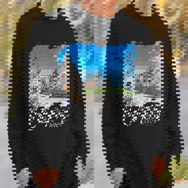 カナダのお土産カルガリー スウェットシャツ 彼への贈り物