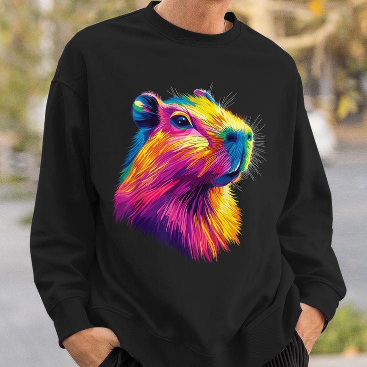 カピバラ Be Capy カピバラ げっ歯類 おもしろカピバラ Capybara スウェットシャツ 彼への贈り物