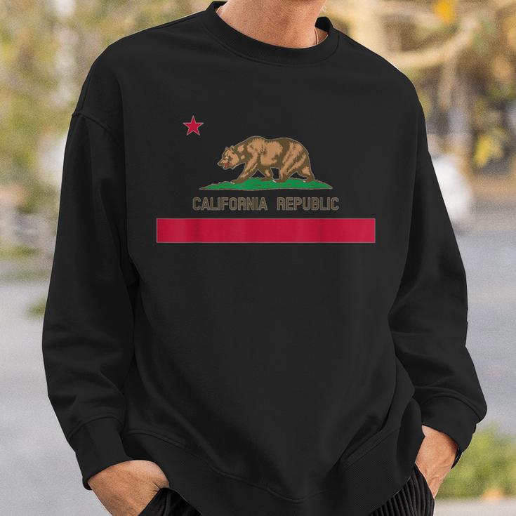カリフォルニア州 'Bear Republic' 州旗 スウェットシャツ 彼への贈り物