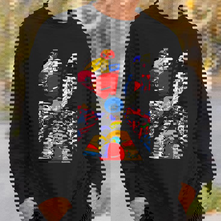 カントリーボール 世界旗 スウェットシャツ 彼への贈り物