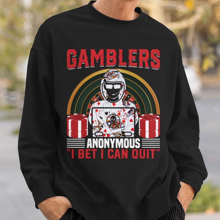 ギャンブラーズアノニマス、きっとやめられる 長袖tシャツ スウェットシャツ 彼への贈り物