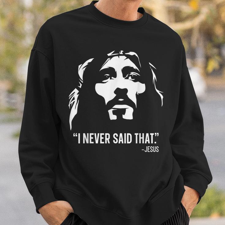 クリスチャンtシャツ Jesus Christ Died I Neveraid That スウェットシャツ 彼への贈り物