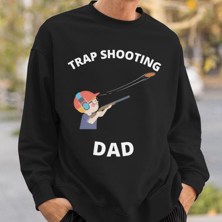 クレイトラップ 射撃 お父さん アウトドア スポーツ メンズ 長袖tシャツ スウェットシャツ 彼への贈り物