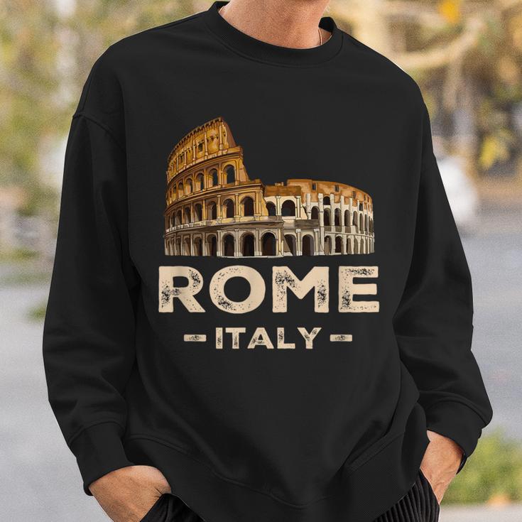 クール ヴィンテージ ローマ イタリア コロッセオ お土産 ローマ イタリア スウェットシャツ 彼への贈り物