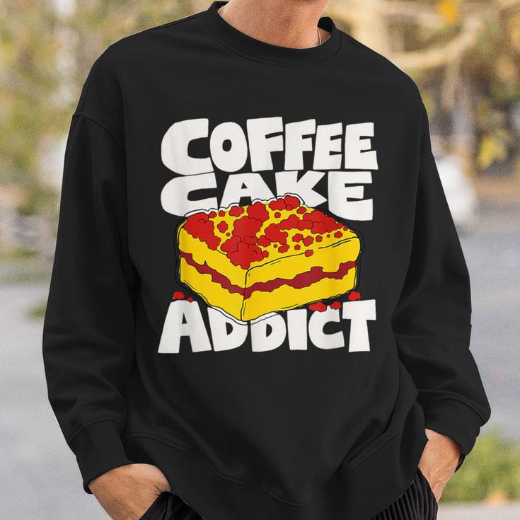 コーヒーケーキ好きのレトロなグラフィック。 スウェットシャツ 彼への贈り物