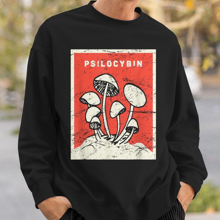 サイロシビンtシャツ レトロサイケデリックマジックマッシュルーム スウェットシャツ 彼への贈り物