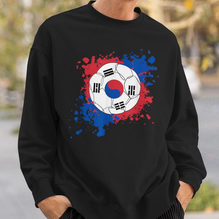 サッカーボール 韓国国旗付き スウェットシャツ 彼への贈り物