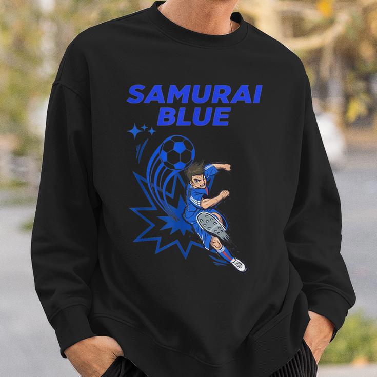 サムライブルーamurai Blue サッカー代表 漫画アニメ スウェットシャツ 彼への贈り物