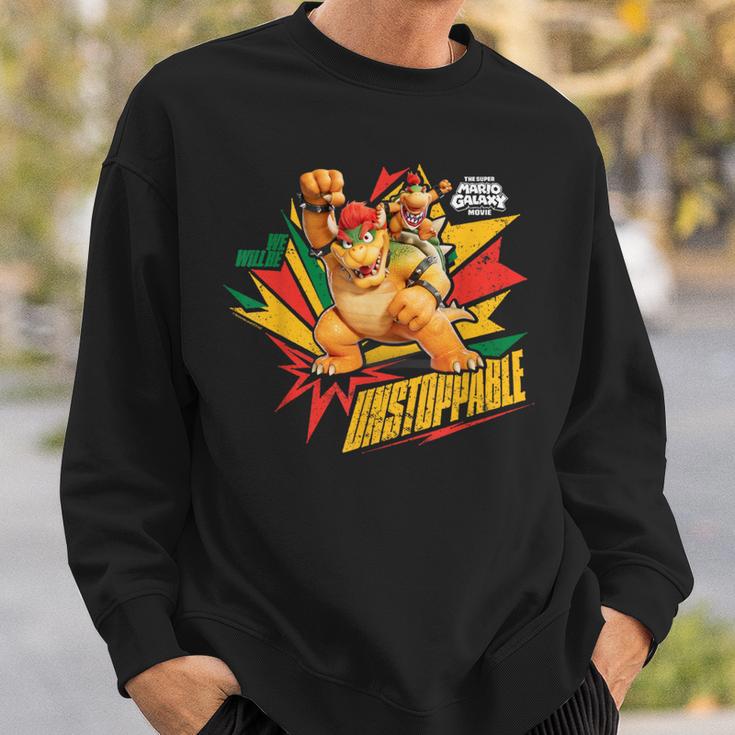 ザ・スーパーマリオギャラクシー・ムービー Bowser Unstoppable スウェットシャツ 彼への贈り物