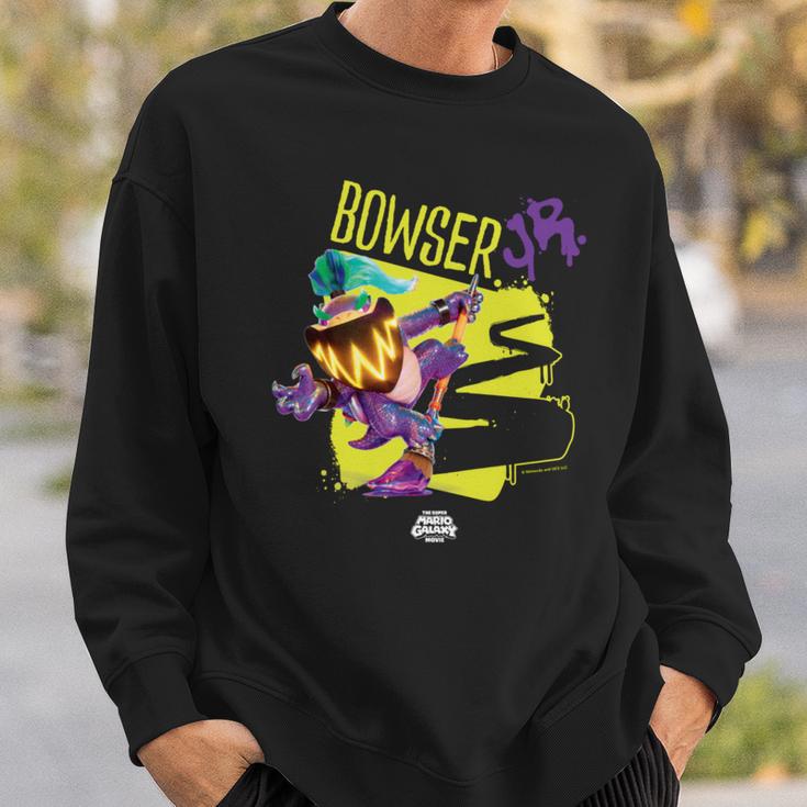 ザ・スーパーマリオギャラクシー・ムービー Wonder Bowser Jr Power 長袖tシャツ スウェットシャツ 彼への贈り物