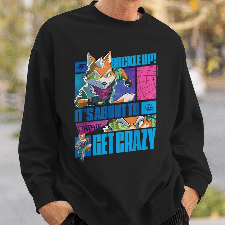 ザ・スーパーマリオギャラクシー・ムービーtarfox Buckle Up Action スウェットシャツ 彼への贈り物