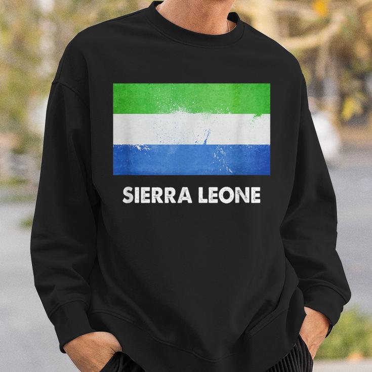 シエラレオネ国旗tシャツ スウェットシャツ 彼への贈り物