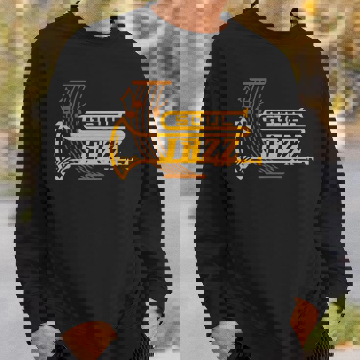 ジャズ・ソウル ジャズ・ミュージシャン トランペッター シートミュージック スウェットシャツ 彼への贈り物