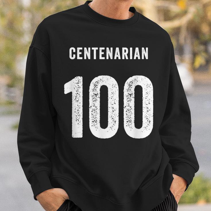 センテナリアン 100周年記念素晴らしい 100歳の誕生日おめでとう スウェットシャツ 彼への贈り物