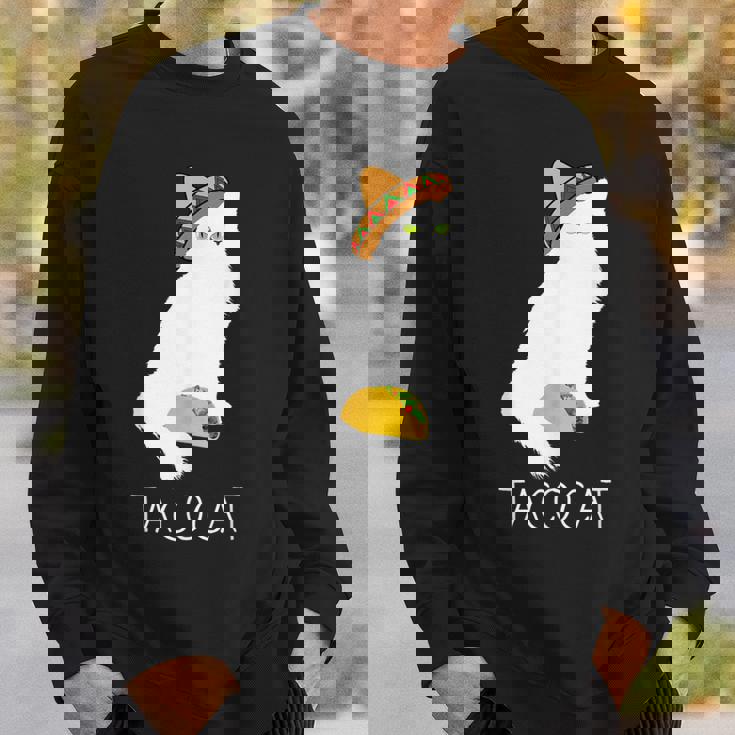 タコキャット-楽しい猫の回文 スウェットシャツ 彼への贈り物