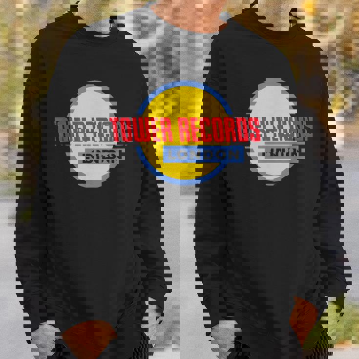 タワーレコード ロンドン 音楽 レトロ ヴィンテージ スウェットシャツ 彼への贈り物