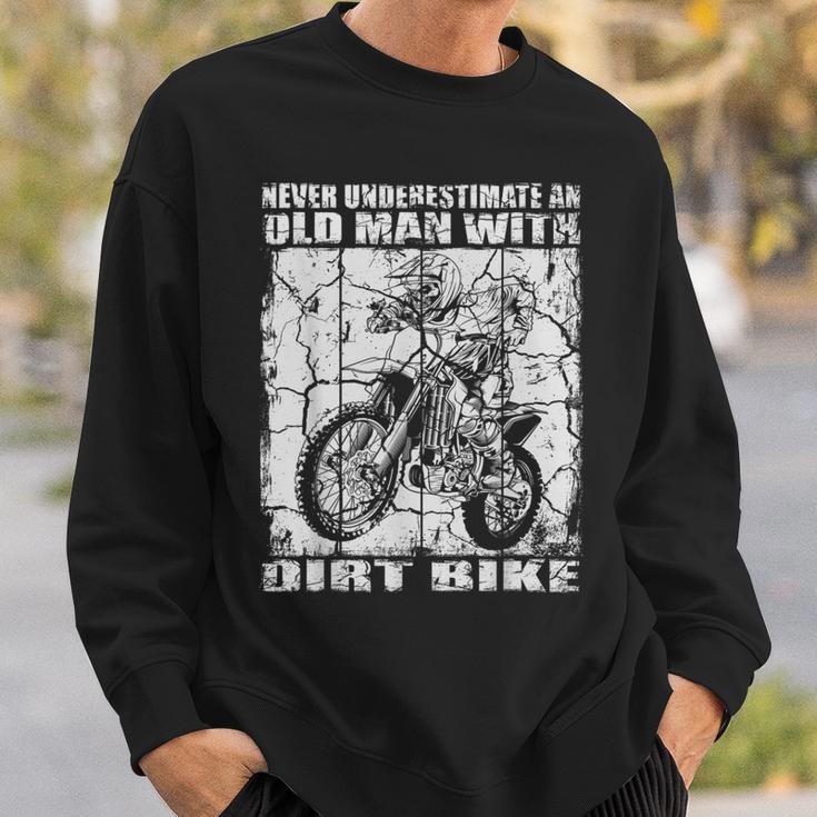 ダートバイクオールドマン スウェットシャツ 彼への贈り物