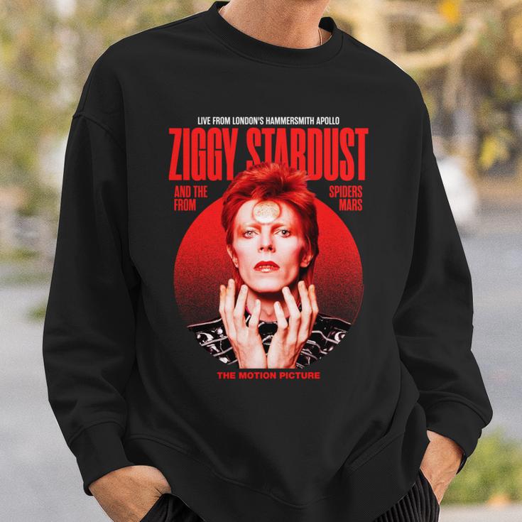 デヴィッド・ボウイ ジギー スターダスト モーションピクチャー カラー スキタ写真 長袖tシャツ スウェットシャツ 彼への贈り物